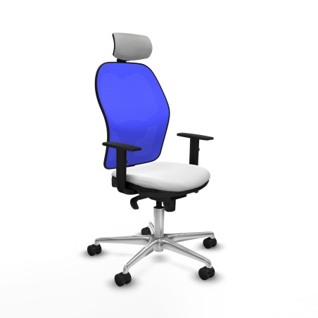 Bürostuhl mit Kopfstütze Piqueras y Crespo 1D086N2 Weiß