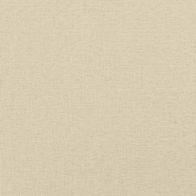 Sommier à lattes de lit et matelas Crème 90x190 cm Tissu