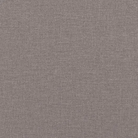 Sommier à lattes de lit avec matelas Taupe 120x200 cm Tissu