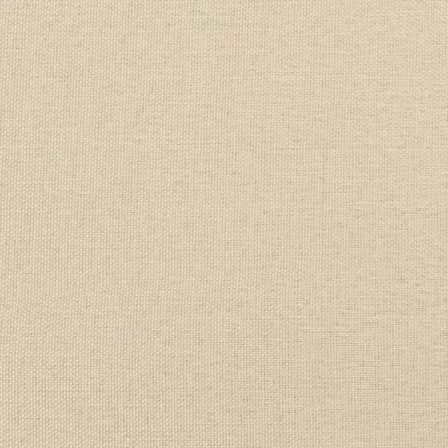 Sommier à lattes de lit avec matelas Crème 120x200 cm Tissu