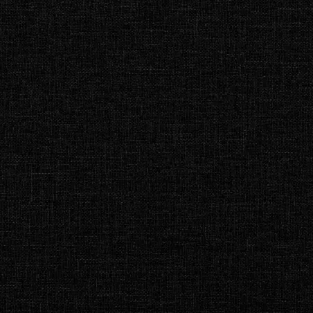 Sommier à lattes de lit avec matelas Noir 200x200 cm Tissu