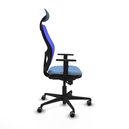 Office Chair with Headrest Jorquera Piqueras y Crespo 1D036G1 Sky blue 2