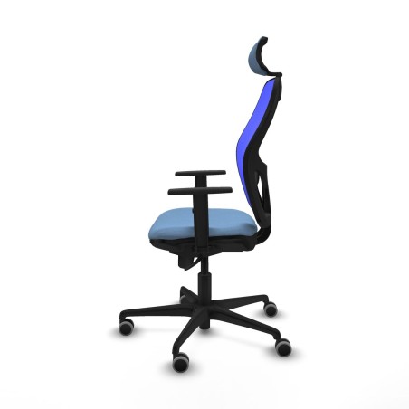 Chaise de Bureau avec Appui-tête Piqueras y Crespo 1D036G2 Bleu ciel