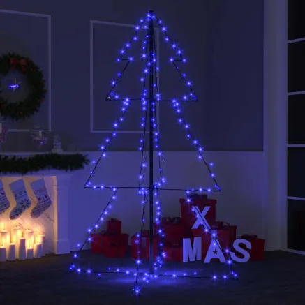 Arbre de Noël cône 200 LED d'intérieur/d'extérieur 98x150 cm
