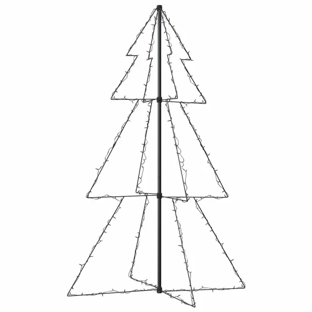 Arbre de Noël cône 200 LED d'intérieur/d'extérieur 98x150 cm