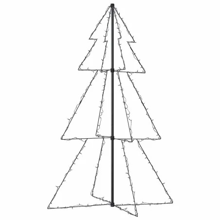 Arbre de Noël cône 200 LED d'intérieur/d'extérieur 98x150 cm