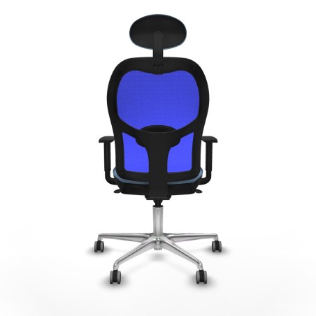 Sedia Ufficio con Poggiatesta Jorquera Piqueras y Crespo 1D086G1 Blu c