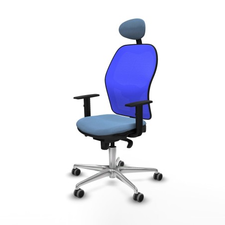Sedia Ufficio con Poggiatesta Jorquera Piqueras y Crespo 1D086G1 Blu c