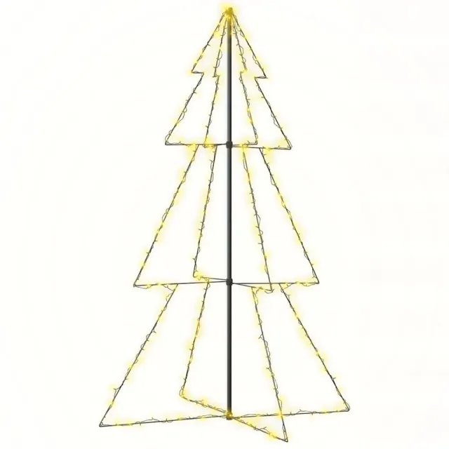 Arbre de Noël cône 240 LED d'intérieur/d'extérieur 118x180 cm
