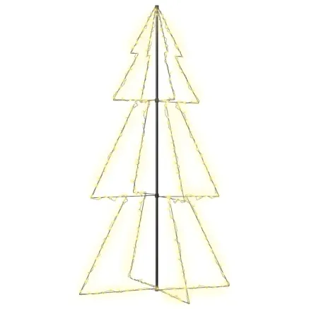 Arbre de Noël cône 300 LED d'intérieur/d'extérieur 120x220 cm 2