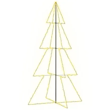 Arbre de Noël cône 360 LED d'intérieur/d'extérieur 143x250 cm 2