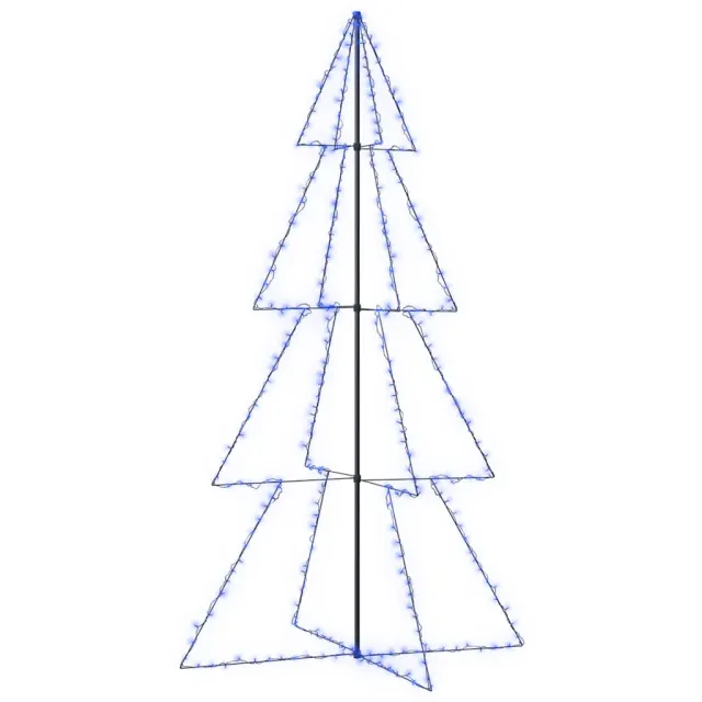 Arbre de Noël cône 360 LED d'intérieur/d'extérieur 143x250 cm