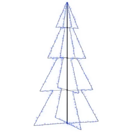 Arbre de Noël cône 360 LED d'intérieur/d'extérieur 143x250 cm