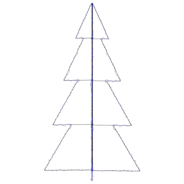 Arbre de Noël cône 360 LED d'intérieur/d'extérieur 143x250 cm