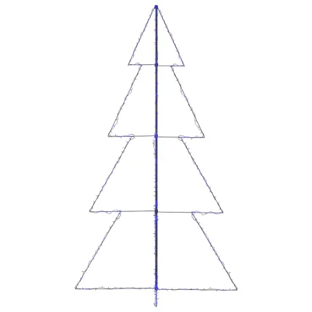 Arbre de Noël cône 360 LED d'intérieur/d'extérieur 143x250 cm