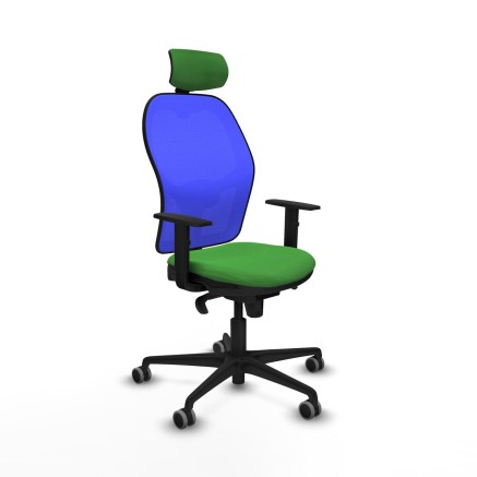 Office Chair with Headrest Piqueras y Crespo 1D036G2 Green