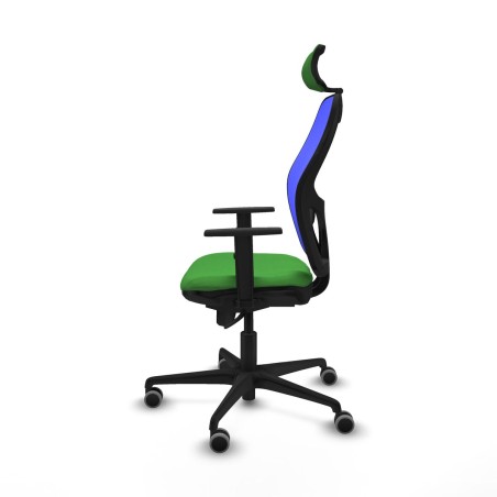 Sedia Ufficio con Poggiatesta Piqueras y Crespo 1D036G2 Verde