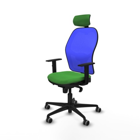 Sedia Ufficio con Poggiatesta Piqueras y Crespo 1D036G2 Verde