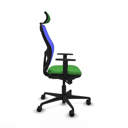 Sedia Ufficio con Poggiatesta Piqueras y Crespo 1D036N2 Verde 2