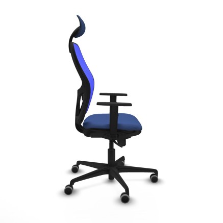 Office Chair with Headrest Jorquera Piqueras y Crespo 1D036G1 Navy Blu 2