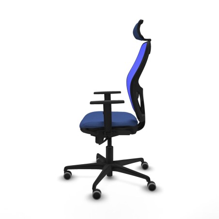 Chaise de Bureau avec Appui-tête Piqueras y Crespo 1D036G2 Blue marin