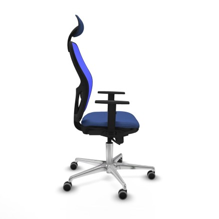 Office Chair with Headrest Jorquera Piqueras y Crespo 1D086G1 Navy Blu 2