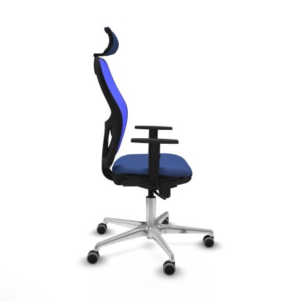 Office Chair with Headrest Piqueras y Crespo 1D086G2 Navy Blue 2