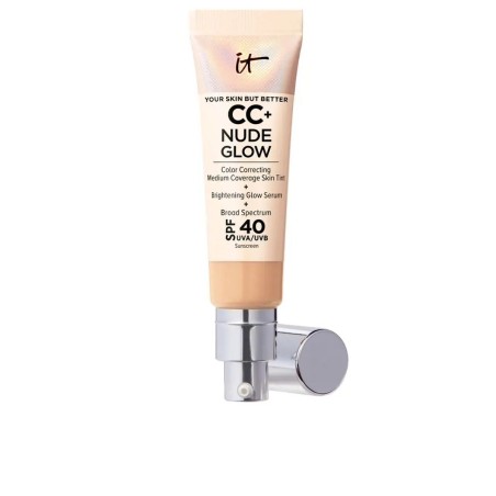 Base de Maquillaje Cremosa It Cosmetics CC+ Nude Glow Medium Spf 40 32