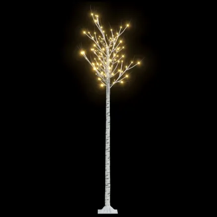 Sapin de Noël 200 LED blanc chaud Saule 2,2 m Int/Ext 2