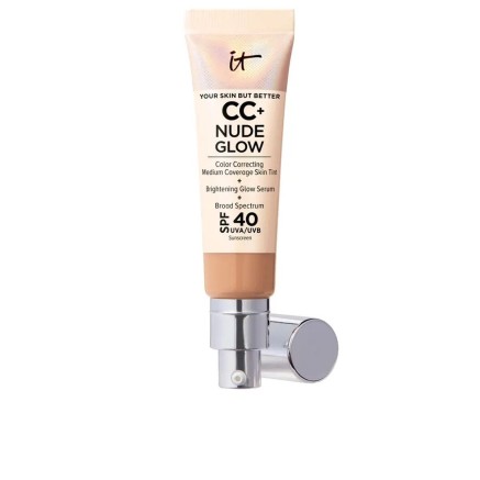 Base de Maquillage Crémeuse It Cosmetics CC+ Nude Glow Medium Tan Spf