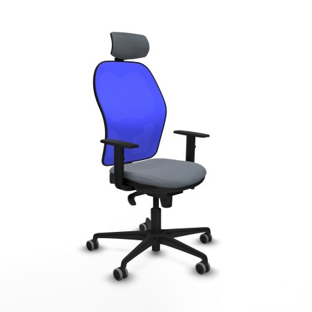 Office Chair with Headrest Piqueras y Crespo 1D036G2 Grey