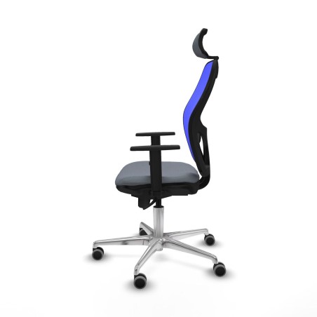 Office Chair with Headrest Piqueras y Crespo 1D086G2 Grey