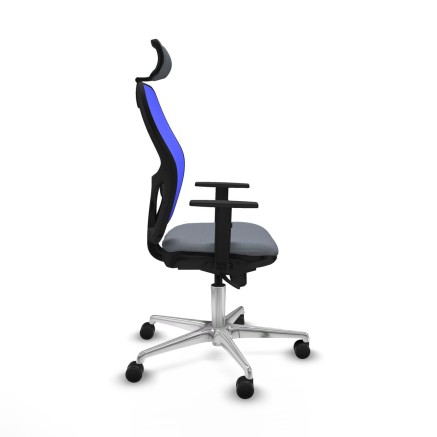 Office Chair with Headrest Piqueras y Crespo 1D086N2 Grey 2