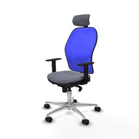 Bürostuhl mit Kopfstütze Piqueras y Crespo 1D086N2 Grau