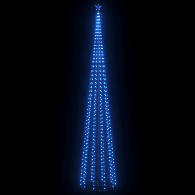 Sapin de Noël cône 752 LED bleues Décoration 160x500 cm