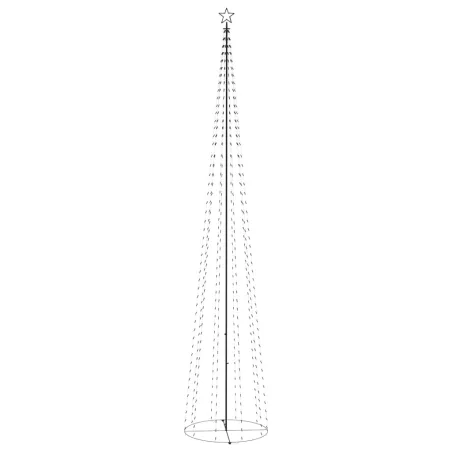 Sapin de Noël cône 752 LED bleues Décoration 160x500 cm