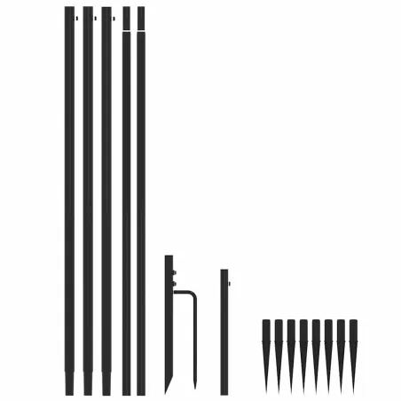 Sapin de Noël à LED Intérieur/Extérieur 576 LED bleu 3,6 m