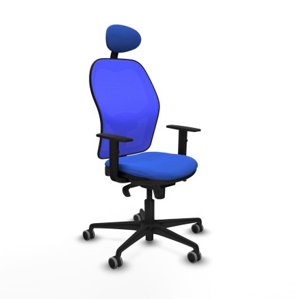 Bürostuhl mit Kopfstütze Jorquera Piqueras y Crespo 1D036G1 Blau