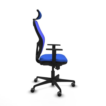 Office Chair with Headrest Piqueras y Crespo 1D036G2 Blue 2