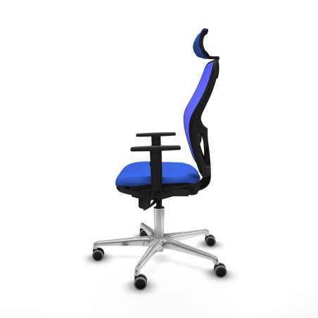 Sedia Ufficio con Poggiatesta Piqueras y Crespo 1D086G2 Azzurro