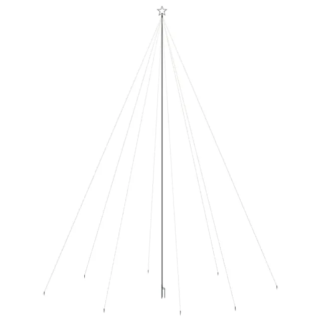 Sapin de Noël à LED Int/Extérieur 1300 LED blanc froid 8 m