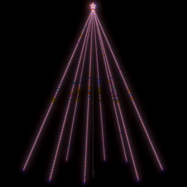 Sapin de Noël à LED Int/Extérieur 1300 LED colorées 8 m