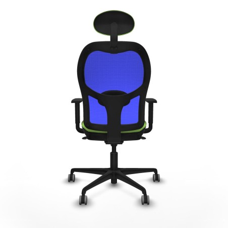 Sedia Ufficio con Poggiatesta Jorquera Piqueras y Crespo 1D036G1 Pista