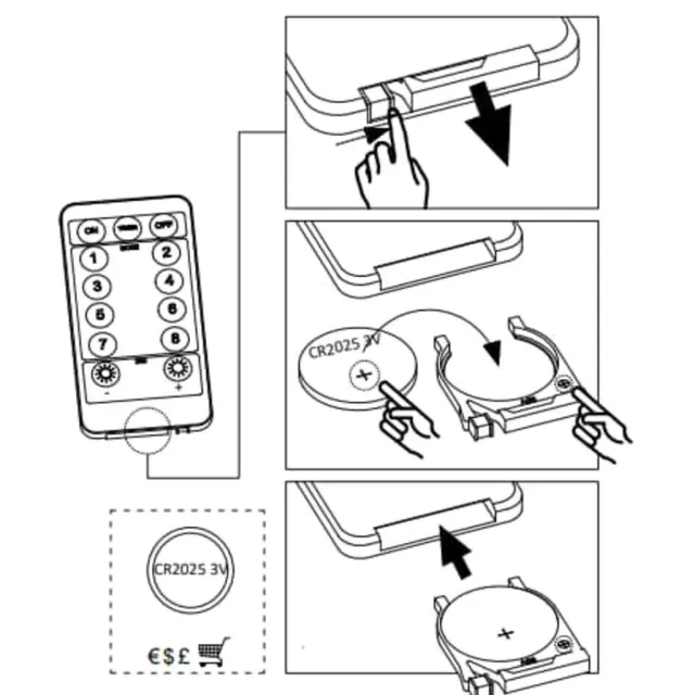 Guirlande lumineuse étoile et lune avec télécommande 138 LED