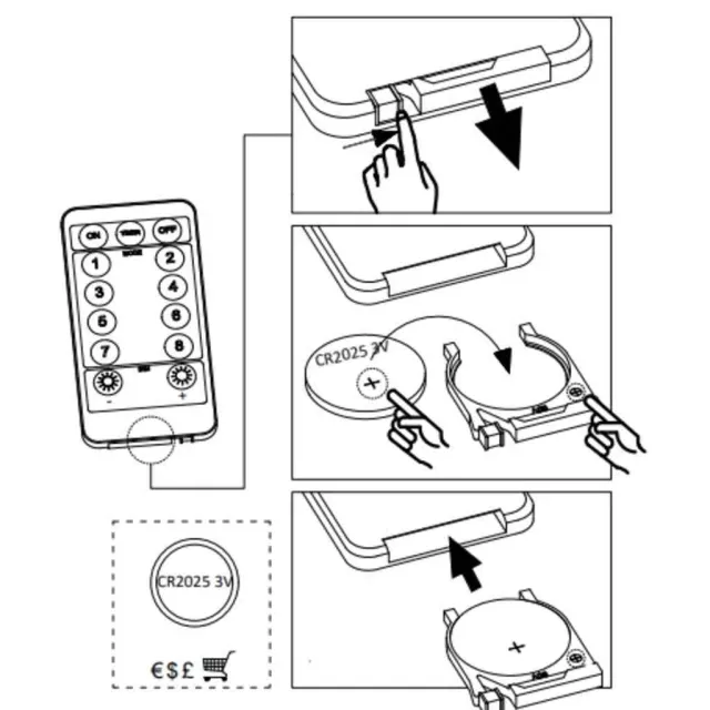 Guirlande lumineuse étoile et lune avec télécommande 345 LED