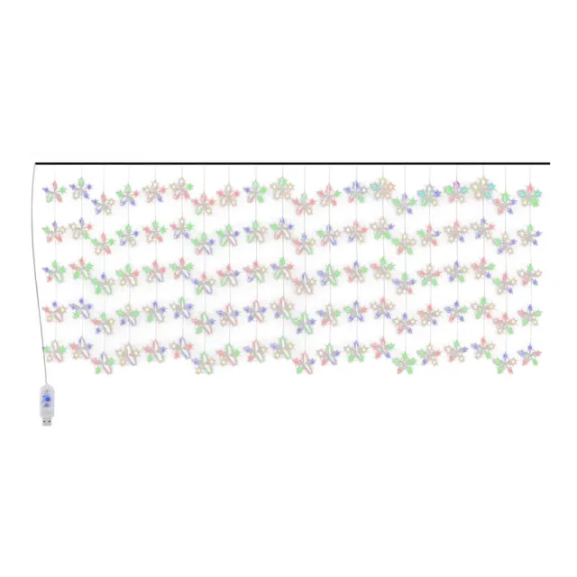 Guirlande lumineuse à étoiles LED 500 LED Coloré 8 fonctions