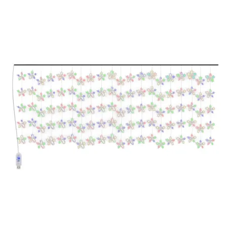 Guirlande lumineuse à étoiles LED 500 LED Coloré 8 fonctions