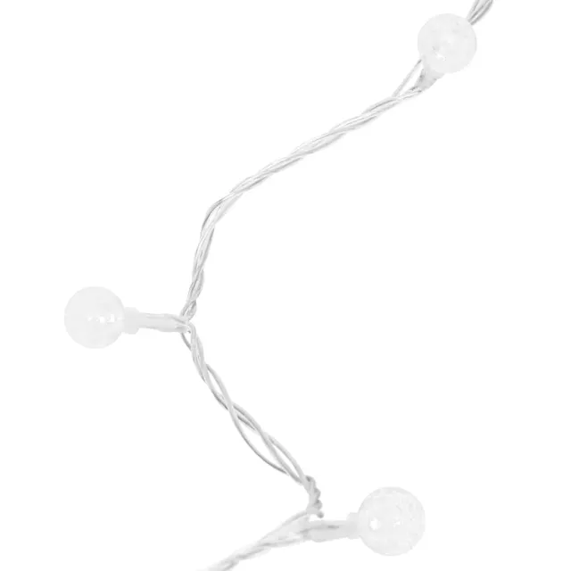 Guirlande lumineuse Globe 20 m 200 LED Blanc froid 8 fonctions