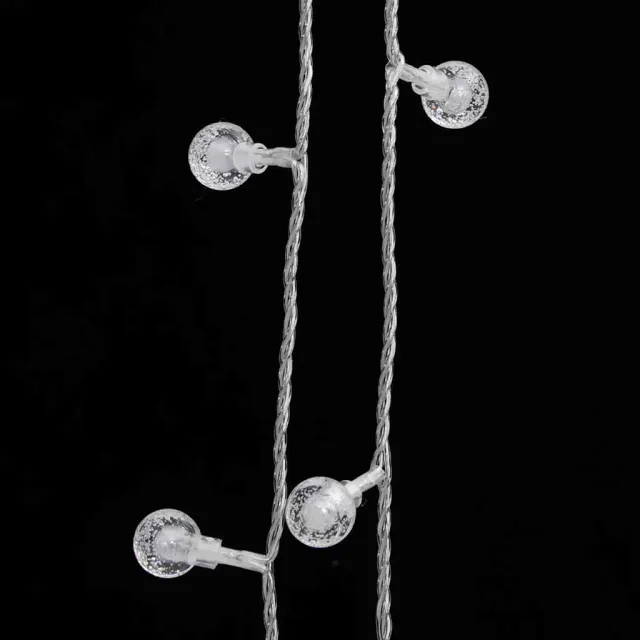 Guirlande lumineuse globe 40 m 400 LED blanc chaud 8 fonctions