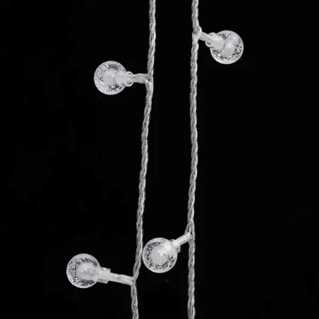 Guirlande lumineuse globe 40 m 400 LED blanc chaud 8 fonctions
